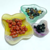7 Pieces Large Colorful Fluorite Bowl Home Decor Carving - Wholesale Crystals