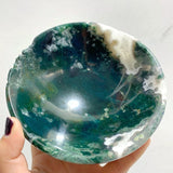7 Pieces Moss Agate Bowl Carving - Wholesale Crystals