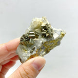 7 Pieces Pyrite Mixed Clear Quartz Cluster Specimen For Collection - Wholesale Crystals