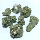 7 Pieces Raw Pyrite Mineral Specimen - Wholesale Crystals