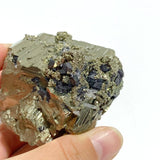 7 Pieces Raw Pyrite Mixed Calcite Mineral Specimen Home Decor For Collection - Wholesale Crystals