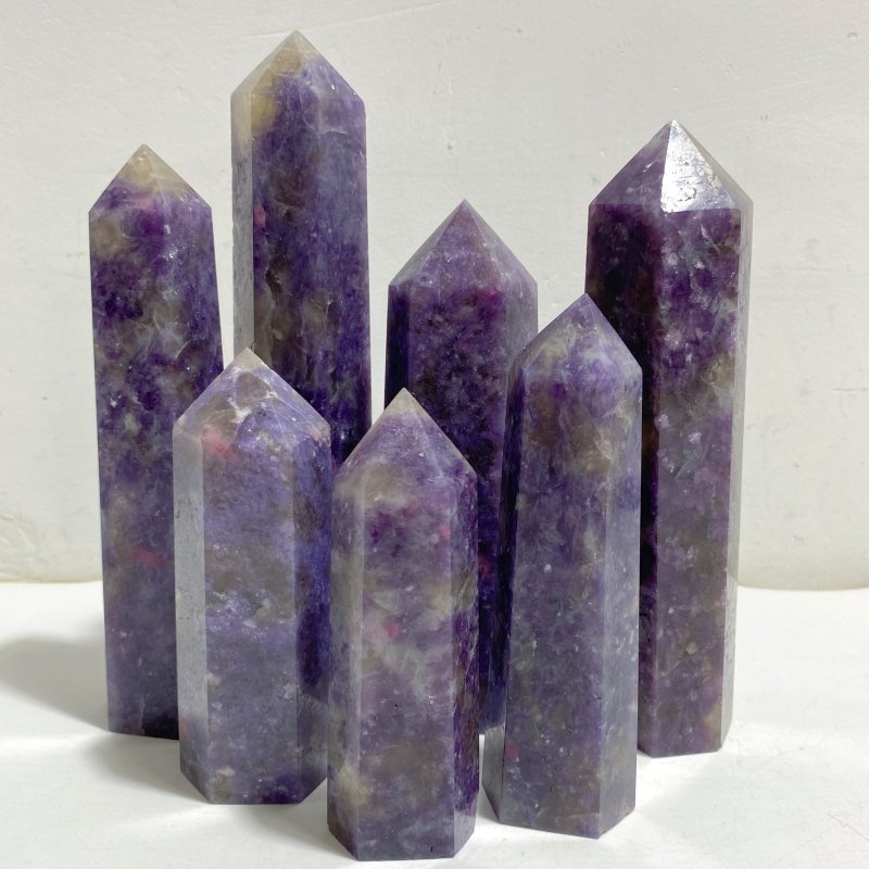 7 Pieces Unicorn Stone Tower Point -Wholesale Crystals