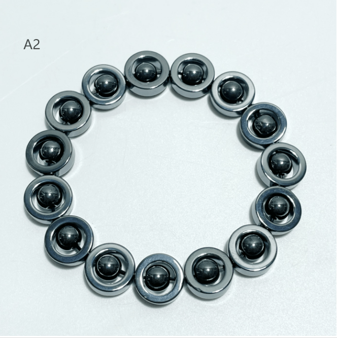 7 Styles Hematite Bracelets Star/Moon/Heart/Hamsa Hand Wholesale - Wholesale Crystals