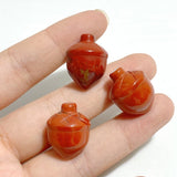 7 Types Africa Blood&Chevron Amethyst Acorns Carving Quartz Wholesale -Wholesale Crystals