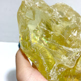 2 Pieces Large Citrine Raw Stone Specimen With Beautiful Rainbow #8