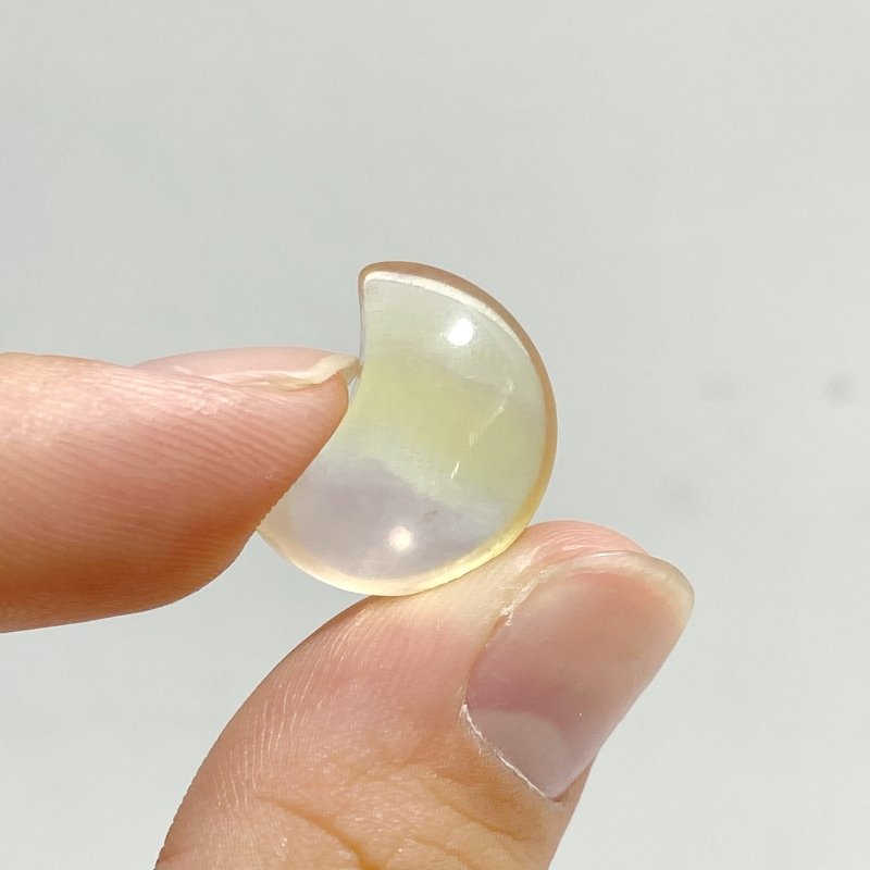 72 Pieces Mini Yellow Fluorite Moon -Wholesale Crystals