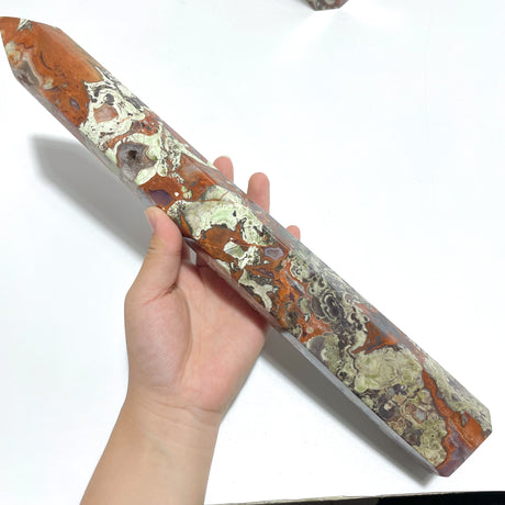 4 Pieces Tall China Agate Tower Point