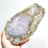 5 Pieces Beautiful Large Green Sakura Flower Agate Slabs