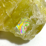 Unique Citrine Raw Stone Specimen With Beautiful Rainbow #3