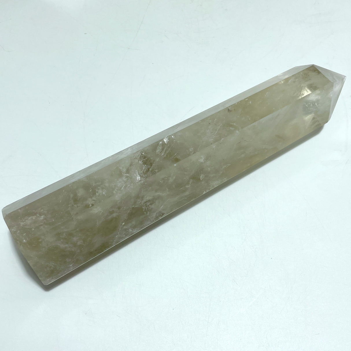 6 Pieces Tall Smoky Quartz Tower Point With Rainbow