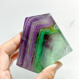 8 Pieces Beautiful Fluorite Free Form With Rainbow - Wholesale Crystals