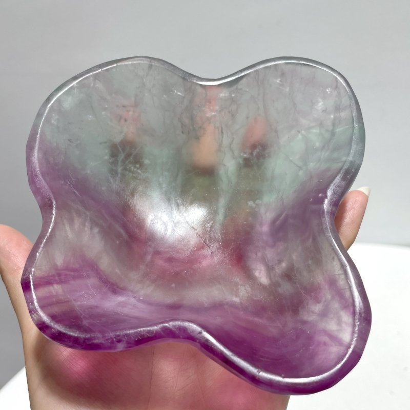 8 Pieces Beautiful Large Fluorite Bowl Home Decor Carving - Wholesale Crystals