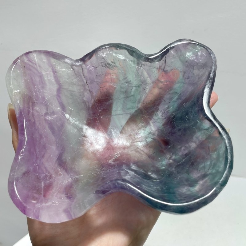 8 Pieces Beautiful Large Fluorite Bowl Home Decor Carving - Wholesale Crystals