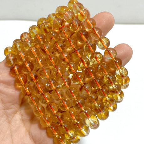 8 Pieces High Quality Citrine Bracelets - Wholesale Crystals