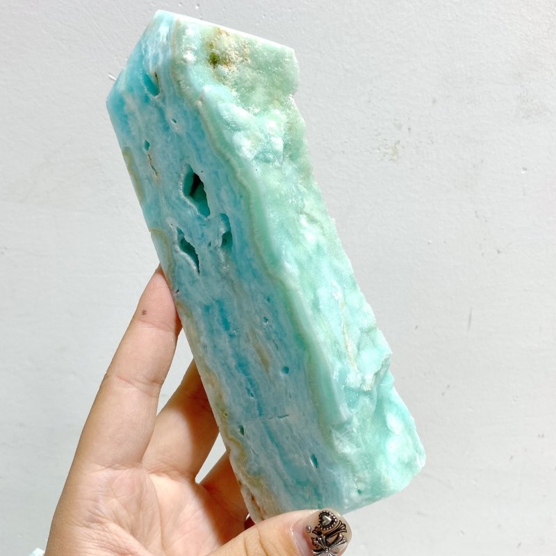 8 Pieces Large Hemimorphite Four-Sided Point Raw Side -Wholesale Crystals