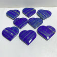 8 Pieces Large Lapis Lazuli Heart -Wholesale Crystals