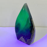 8 Pieces Large Volcano Agate Arrow Head Shape (UV - Reactive) - Wholesale Crystals