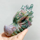 8 Pieces Ocean Jasper Dragon Head Closeout -Wholesale Crystals