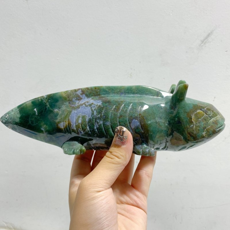 8 Pieces Ocean Jasper Newt Carving -Wholesale Crystals