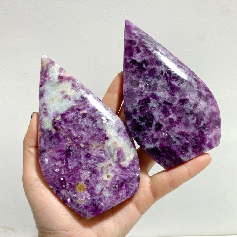 8 Pieces Spark Lepidolite Arrow Head Shape - Wholesale Crystals