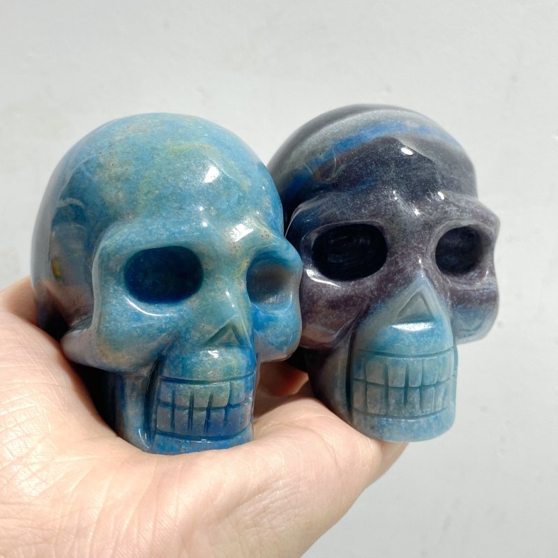 8 Pieces Trolleite Stone Skull Carving -Wholesale Crystals