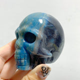 8 Pieces Trolleite Stone Skull Carving -Wholesale Crystals