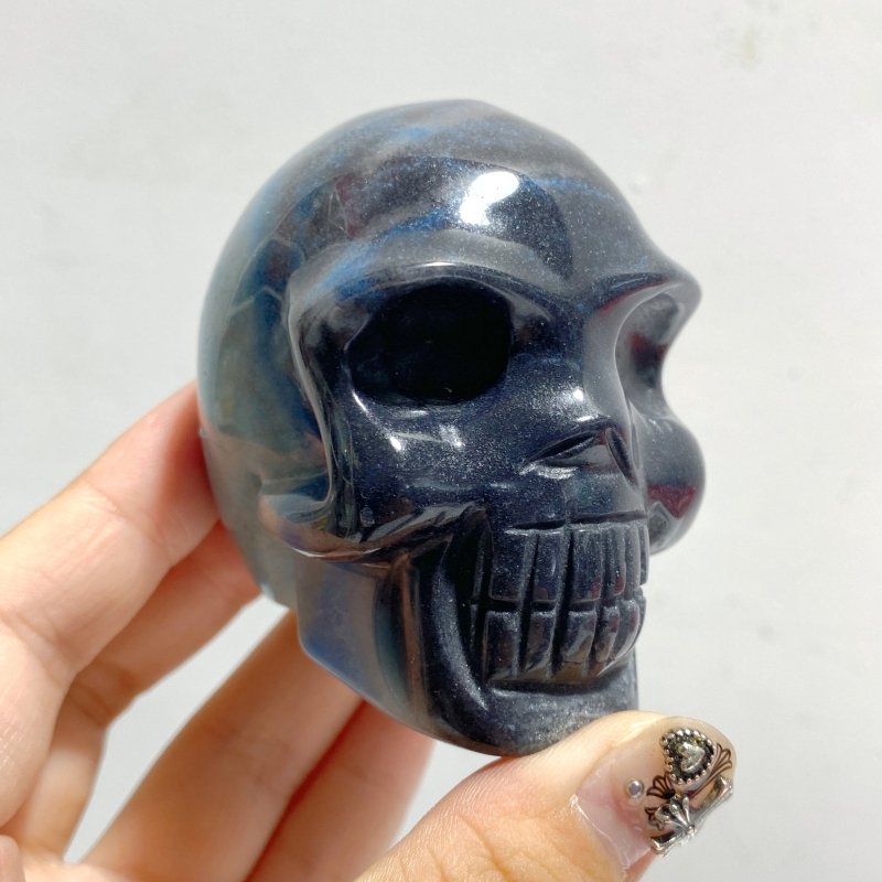 8 Pieces Trolleite Stone Skull Carving -Wholesale Crystals