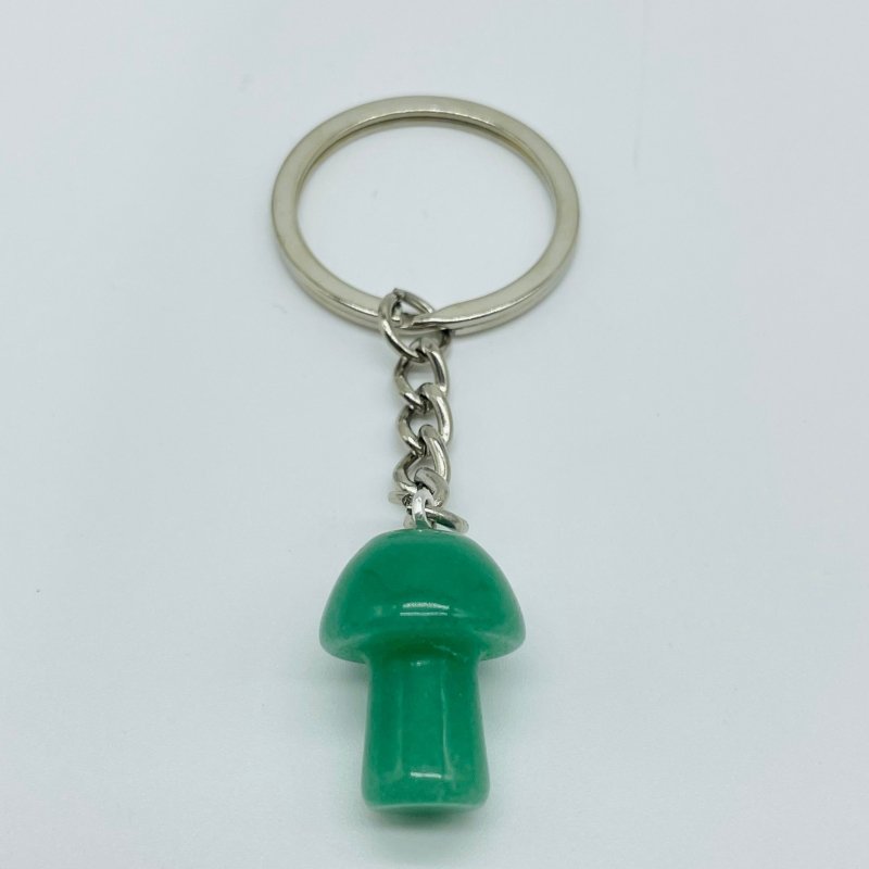 8 Types Mini Mushroom Keychain Wholesale Rhodonite Carnelian Lapis Lazuli -Wholesale Crystals