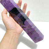 2 Pieces Charoite Four-sided Tower For Collection #A05