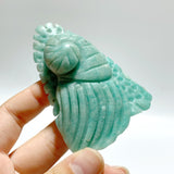 28 Pieces Amazonite Sea Animal Carving