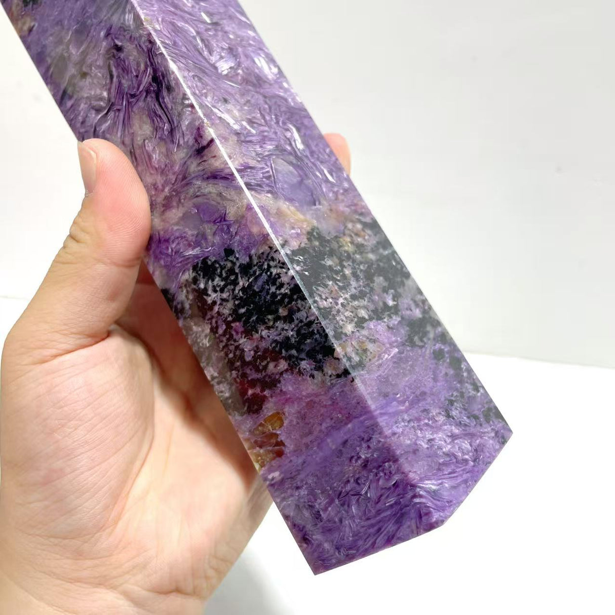 21CM Charoite Tower Point For Collection