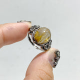19 Pieces Golden Rutile Quartz Different Styles Rings