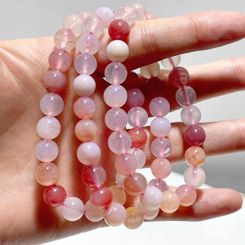 8mm African Red Agate Bracelets Wholesale - Wholesale Crystals