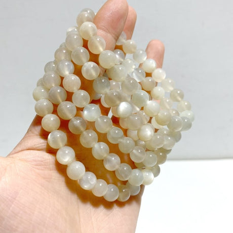 8mm Moonstone Bracelet Wholesale - Wholesale Crystals