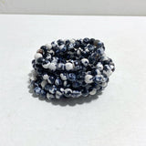 8mm Multi - faceted Black Orca Agate Bracelet Wholesale - Wholesale Crystals