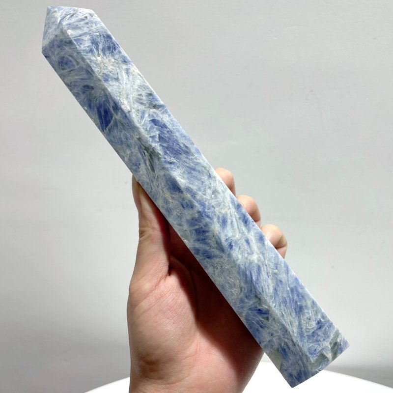 9 Pieces Beautiful Large Blue Kyanite Tower - Wholesale Crystals