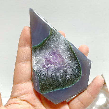 9 Pieces Beautiful Large Geode Druzy Agate Arrow Head Shape - Wholesale Crystals