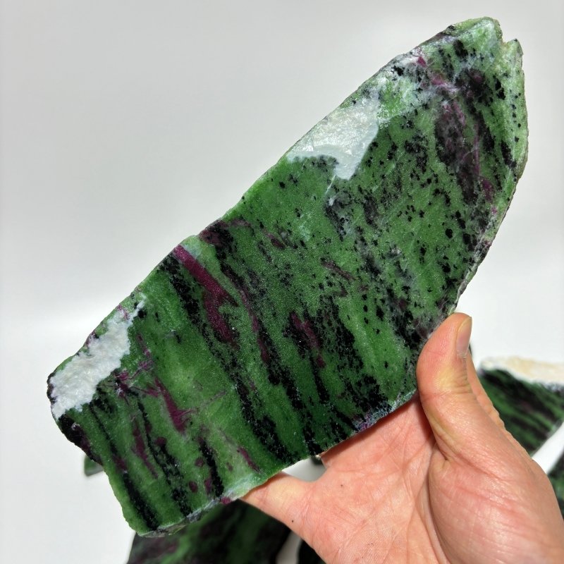 9 Pieces Large Ruby Zoisite Crystal Slab -Wholesale Crystals