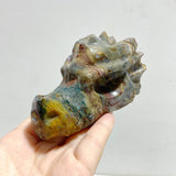 9 Pieces Ocean Jasper Dragon Head Carving Closeout - Wholesale Crystals