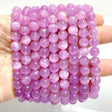 9 Pieces Purple Spodumene Kunzite Bracelets - Wholesale Crystals