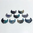 9 Pieces Trolleite Stone Heart Wing Carving Closeout - Wholesale Crystals