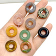 9 Types Crystal Donuts Rose Quartz Green Aventurine Ocean Jasper Wholesale - Wholesale Crystals