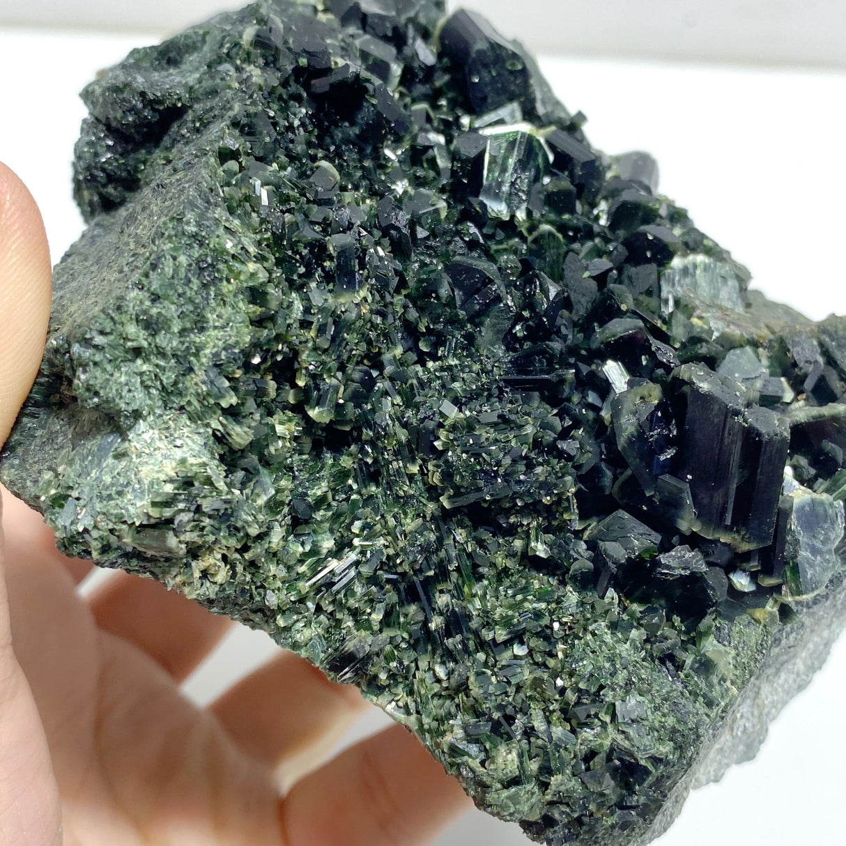 4 Pieces Raw Epidote Stone Specimen For Collection