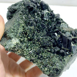 4 Pieces Raw Epidote Stone Specimen For Collection