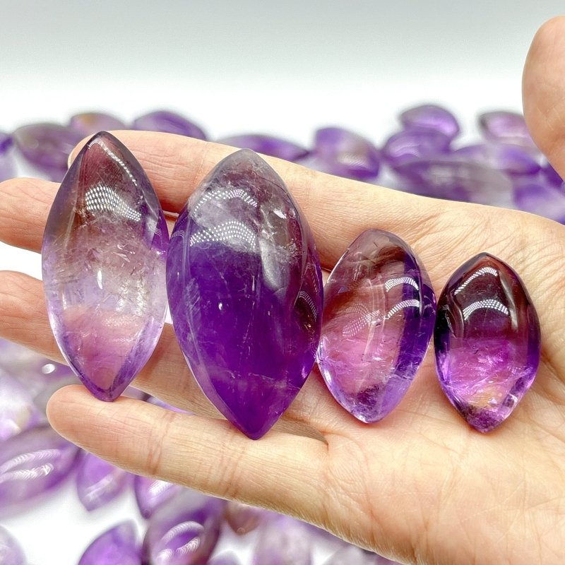 91 Pieces Amethyst Leaf Carving - Wholesale Crystals