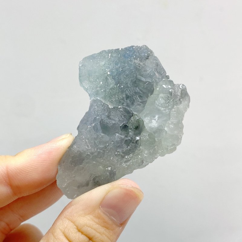 91 Pieces Blue Fluorite Mixed Calcite Raw Stone Specimen - Wholesale Crystals
