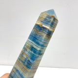 7 Pieces High Quality Blue Onyx Four-sided Tower Point