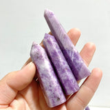 95 Pieces Lepidolite Tower Point - Wholesale Crystals