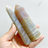 41 Pieces Stripe Agate Tower Points