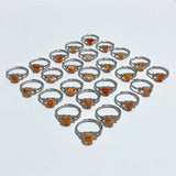 97 Pieces Beautiful Sunstone Heart Shape Ring 1 - Wholesale Crystals